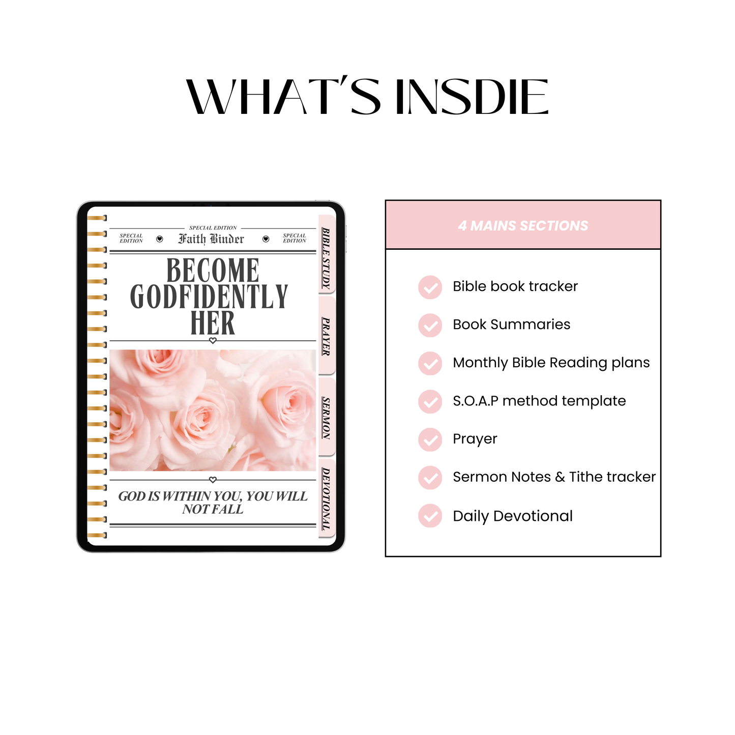 Digital Become Godfidently Her Binder