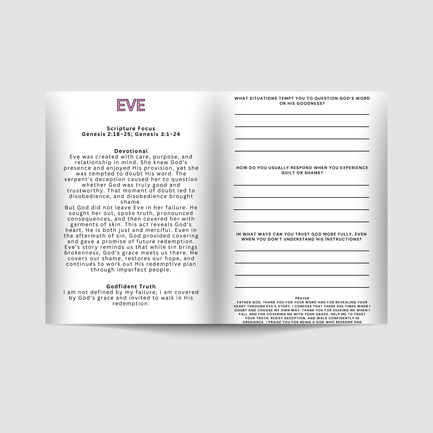 Women of the Bible Study Journal (Paperback Version)