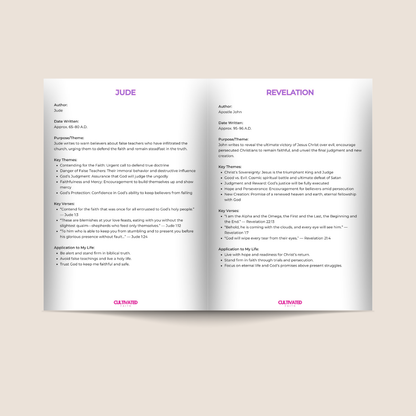 Girl Read Your Bible Bible Book Summaries & 12 Week Reading Plan
