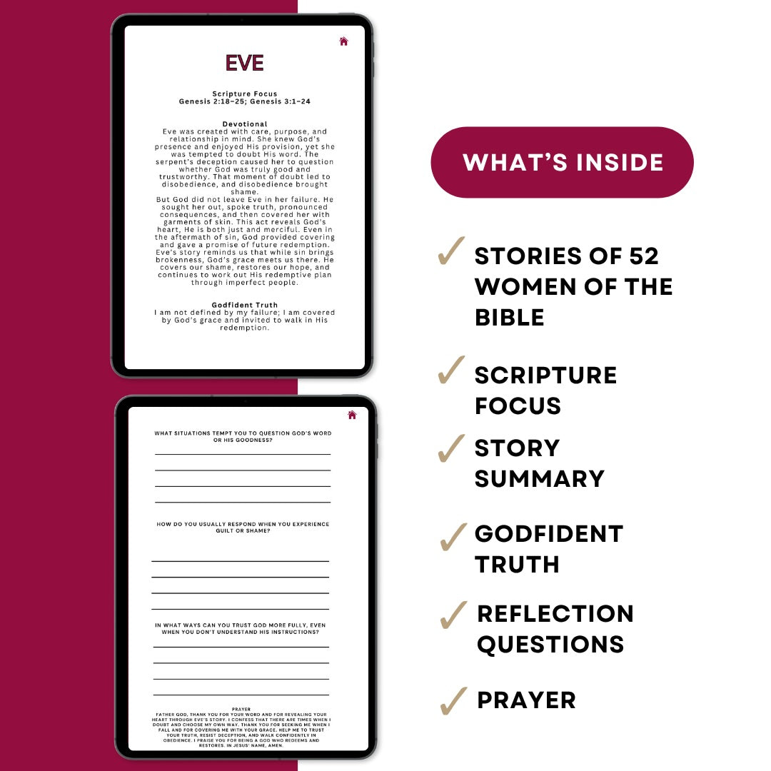 Digital Women of the Bible Study Journal